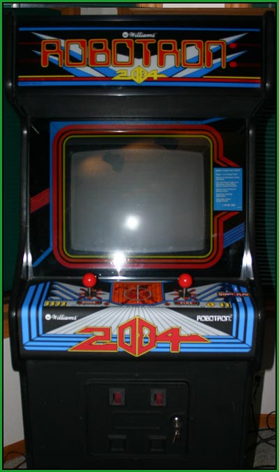 A picture of my robotron arcade game